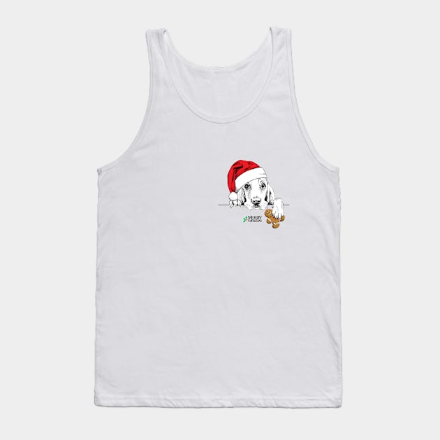 Christmas Pooch In A Pocket Tank Top by cameradog